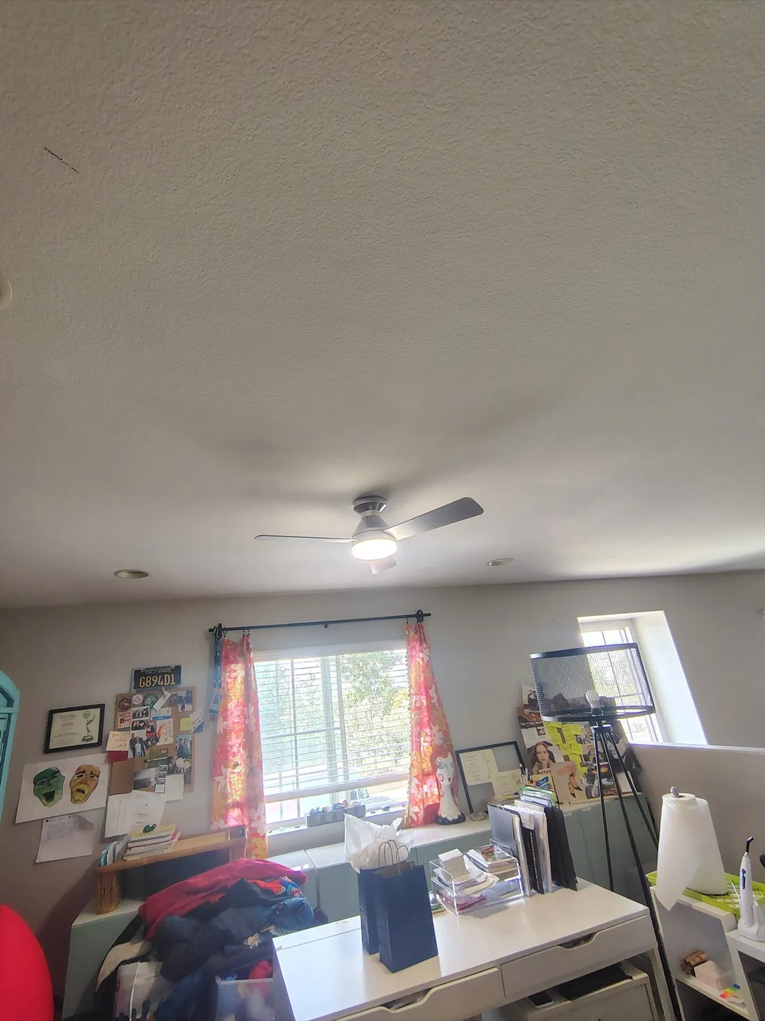 Completed ceiling fan installation by the Zomg The Handyman crew — Zomg The Handyman