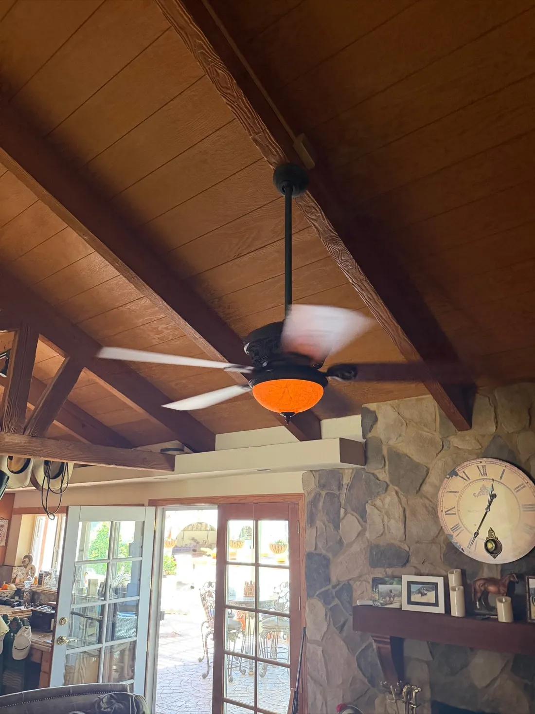 Completed ceiling fan installation by the Zomg The Handyman crew — Zomg The Handyman