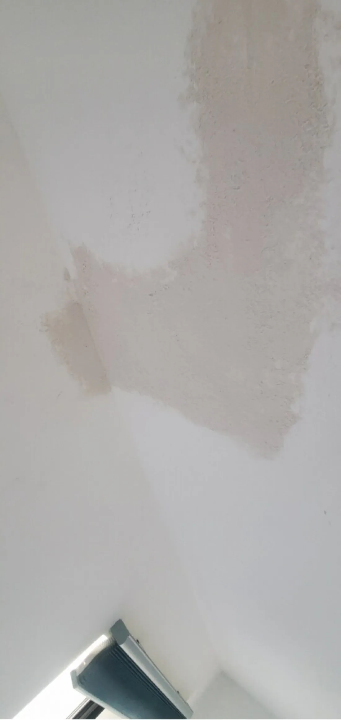 Ceiling drywall patch and skim coat repair completed with seamless finish — Zomg The Handyman