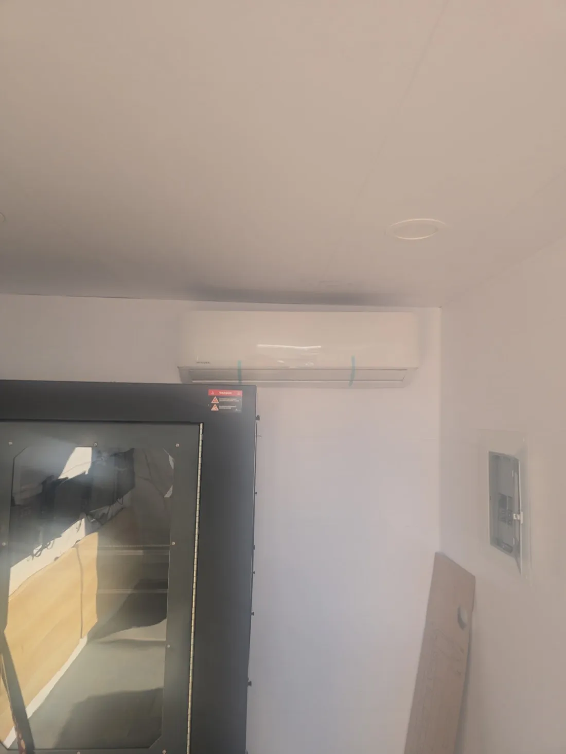 Outdoor HVAC units installed and staged for customer delivery and setup — Zomg The Handyman