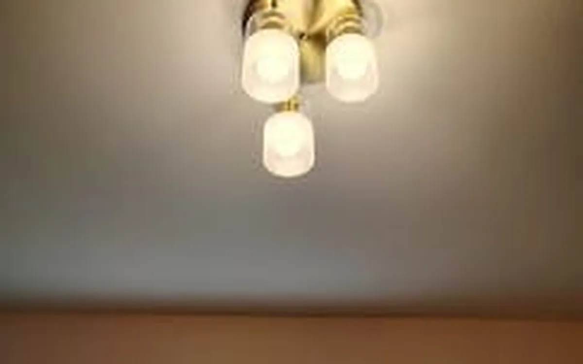 Light fixture installed by the Zomg crew