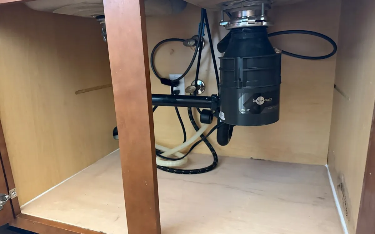Garbage disposal installed by Zomg