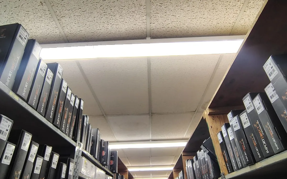Commercial ceiling repair by the Zomg crew