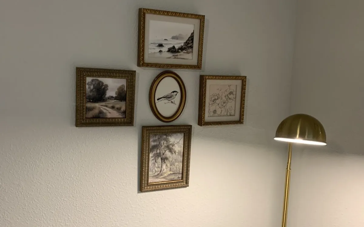 Gallery wall hung by Zomg