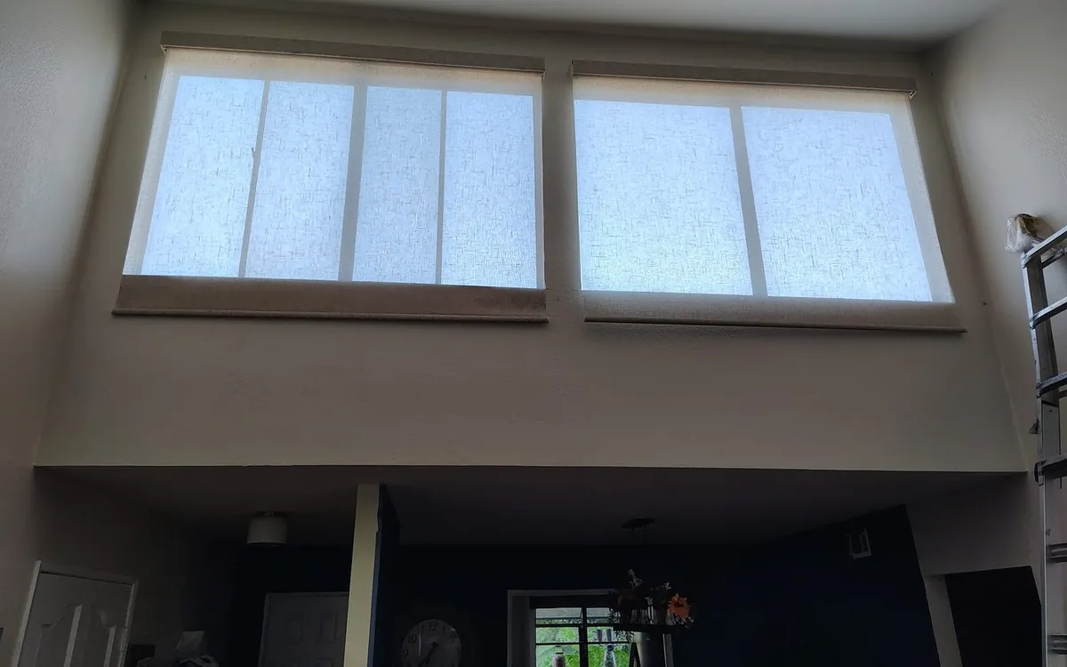 Window shades installed by Zomg