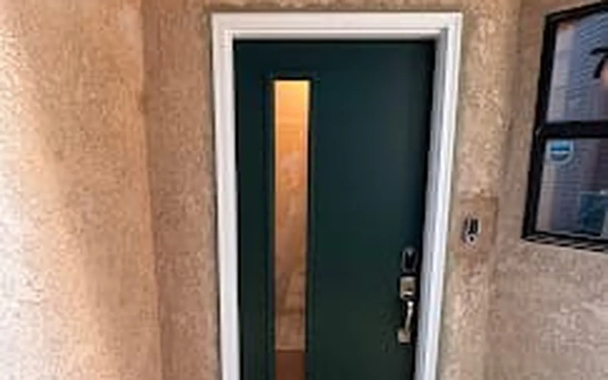 Front entry door installed by Zomg