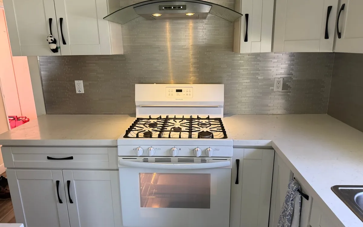 Kitchen outlets installed by the Zomg crew