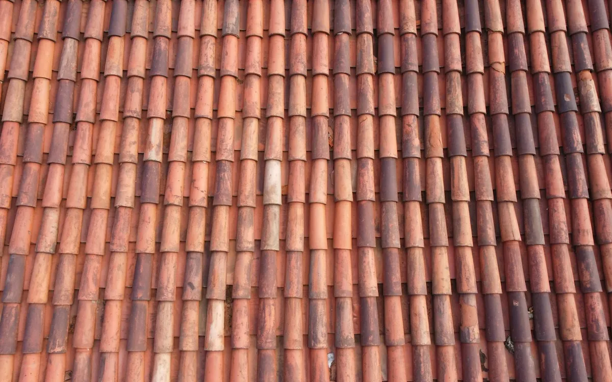 Red tile roof